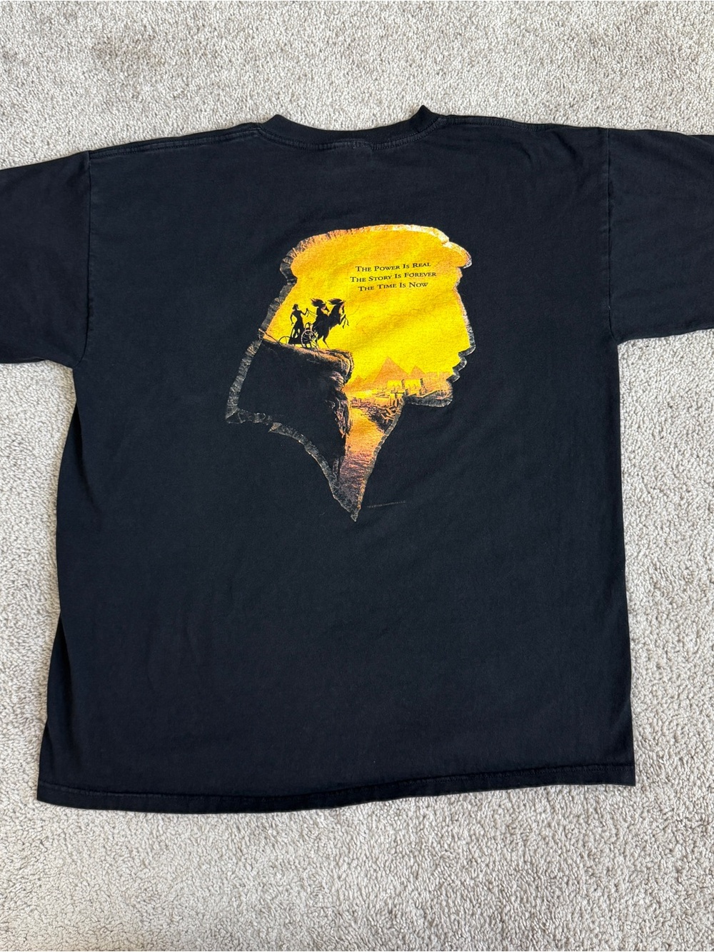 Vintage 1998 Prince of Egypt Movie Promo T Shirt DreamWorks XL 23.75x29